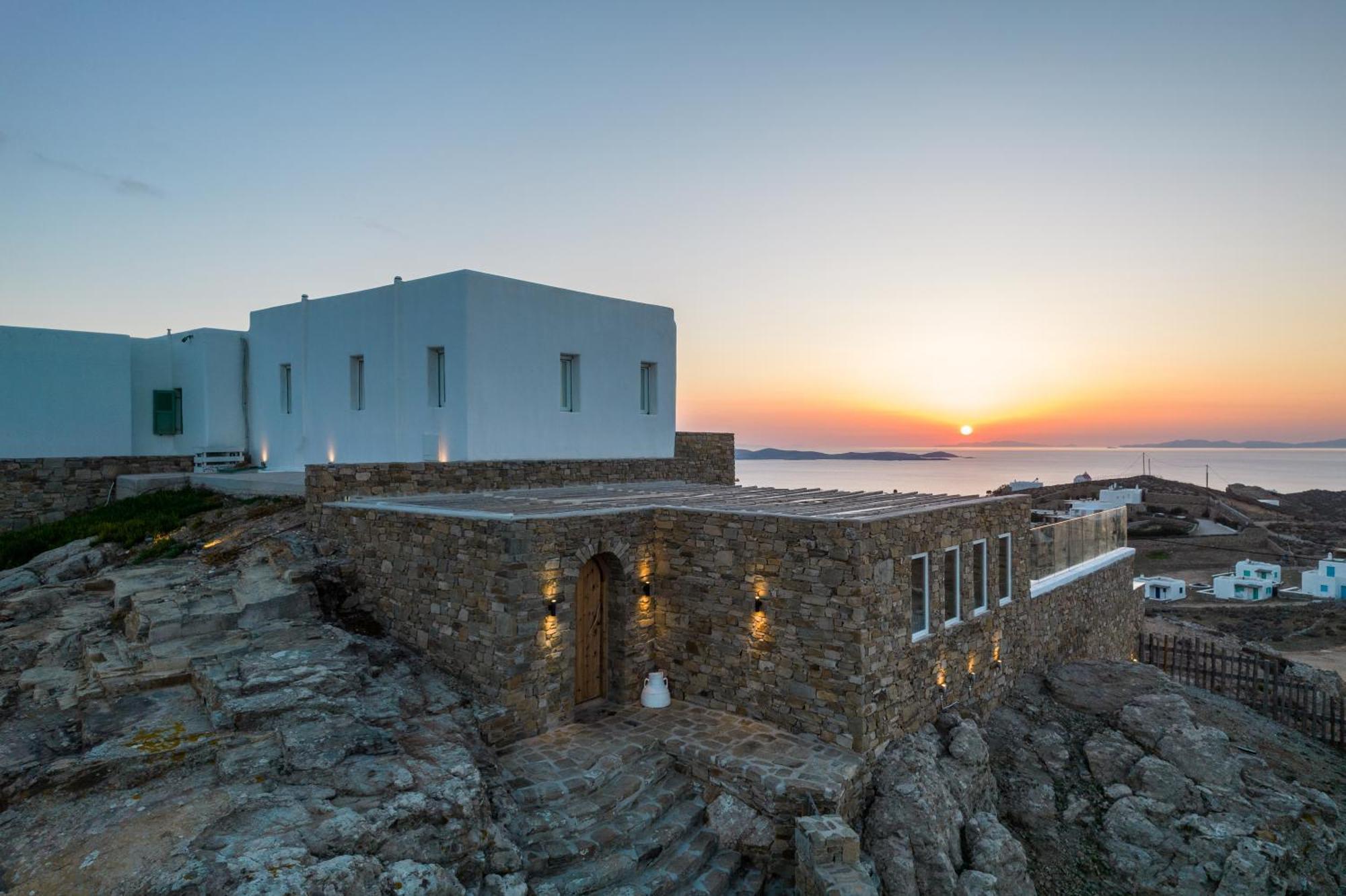 Villa Joy - Sunset Sea View Villa Mykonos Town Exterior foto